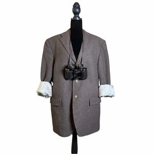Ralph Lauren Vintage Men's Brown Blazer